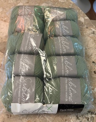 Lot 10 Skein Sublime Extra Fine Merino Dk 50g/127yd Color Gorgeous Yarn
