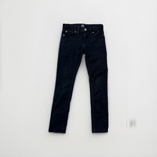 Gap Kids Sz 7 Girls Stretch Super Skinny Jeans Black Denim