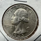 1943 Washington 90% Silver Quarter  Actual Coin Good Investment Silver @ $115 Oz