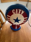 Vintage City Gas night light gasoline Americana