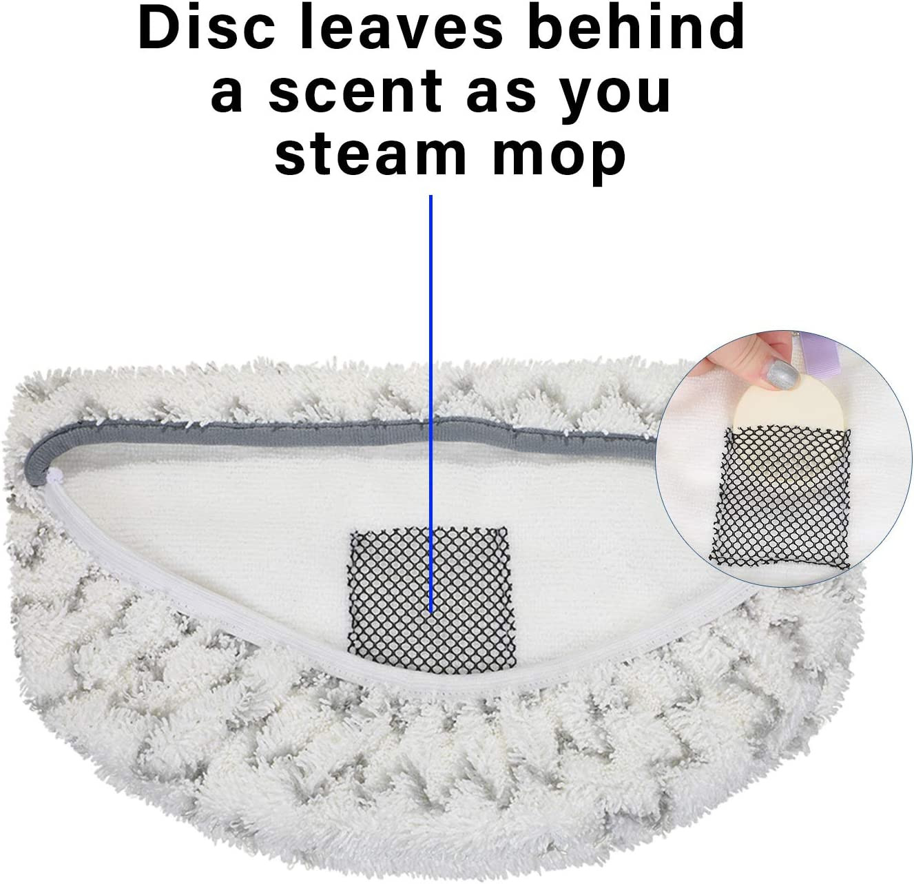 24 Pieces Replacement Steam Mop Scent Disc Practical Fragrance Scented Pads Frag