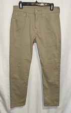Levis Mens 502 Jeans Taper 29 All Seasons Tech Khaki Tan Zip Stretch 29x31 NWOT