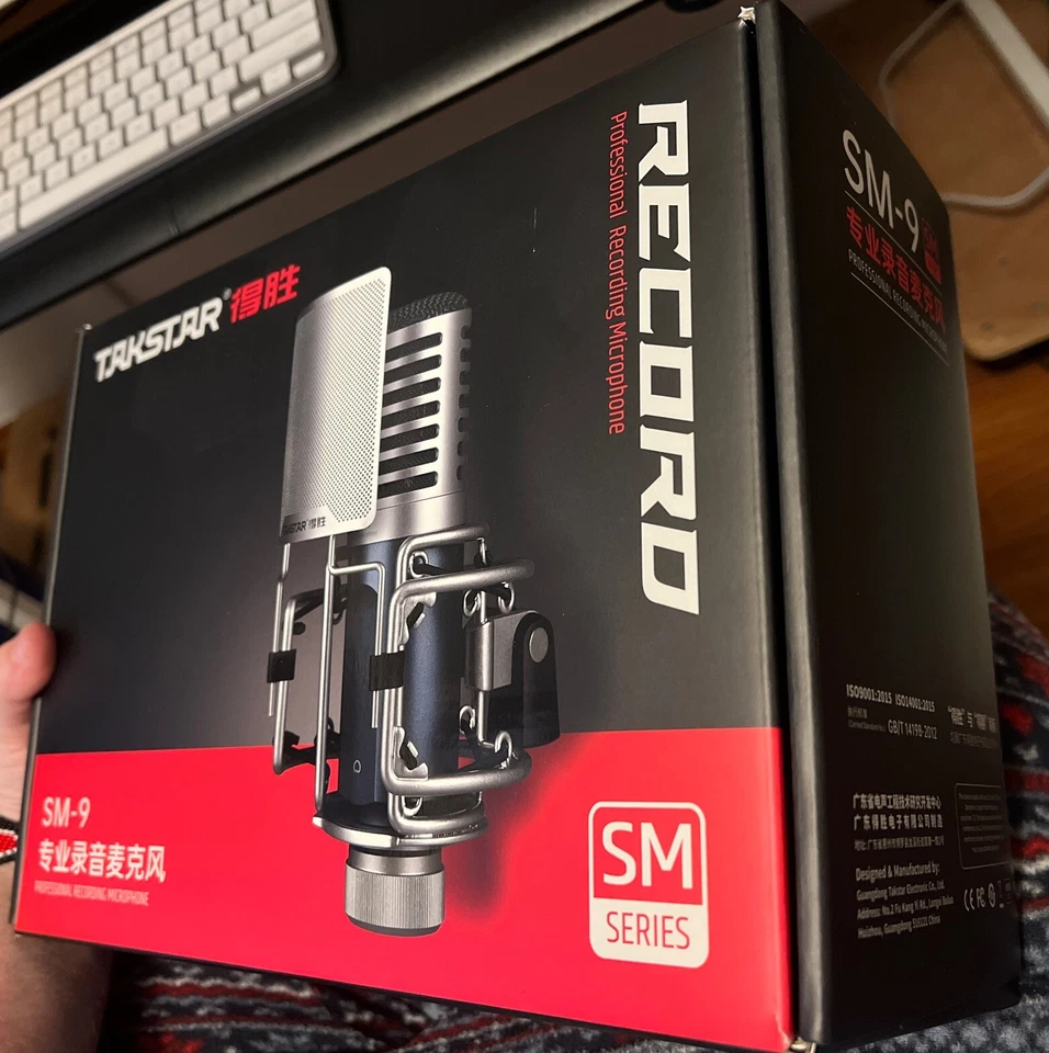 XLR Cardioid Condenser Microphone, 34mm Large Diaphragm Professional Recordin... - Image 3 of 4