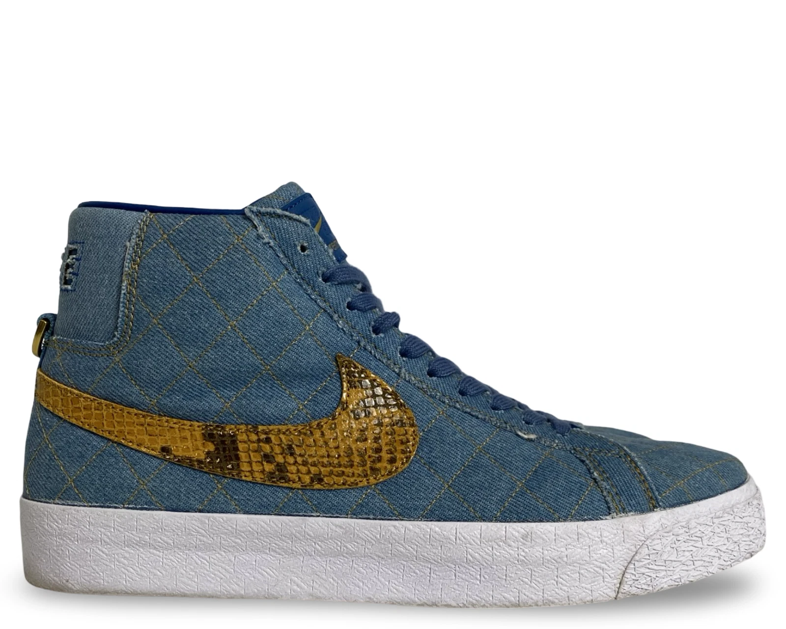 Taille 9,5 PORTÉ SANS BOÎTE   Blazer Nike SB Mid QS Supreme Denim DX8421 400