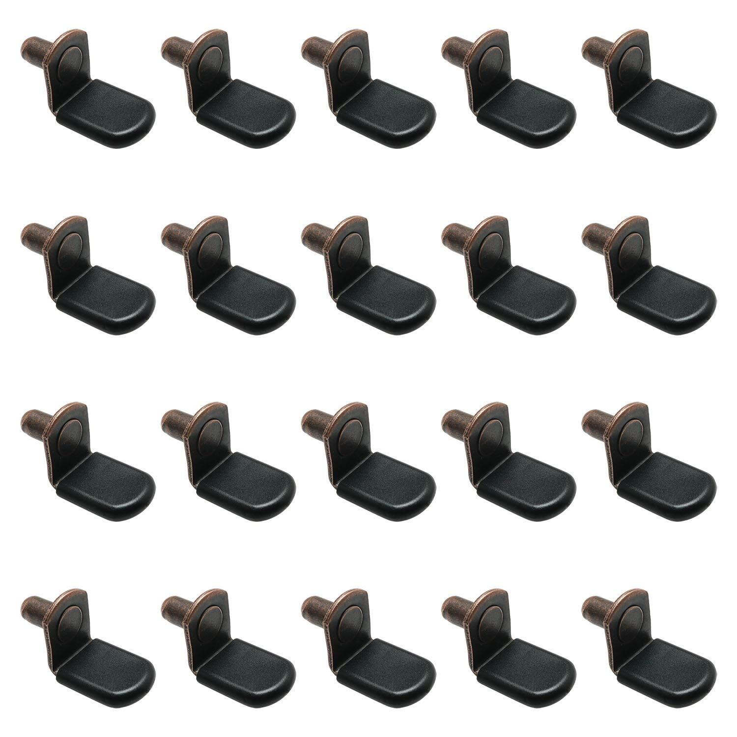 20pcs 6mm L-Shaped Shelf Pegs – Heavy Duty Cabinet Bracket Support for Furniture  -image