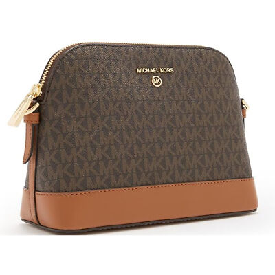 MICHAEL KORS バッグ 32T1GT9C3B 32H1GT9C3V JET SET CHARM Michael Kors Jet Set Charm Large Dome Crossbody Brown/Acorn