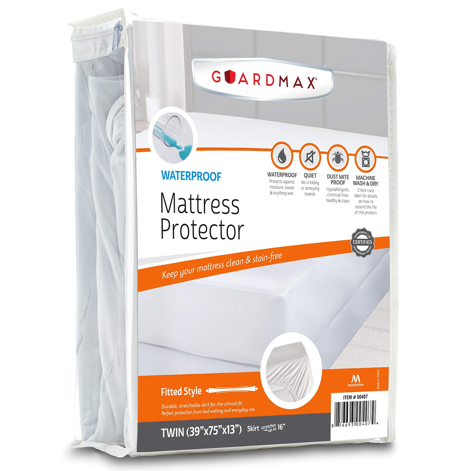 Twin Mattress Protector - Premium Waterproof and Hypoallergenic Twin Mattress...