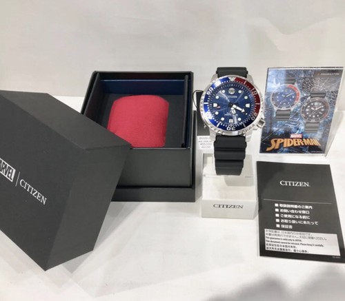 CITIZEN Promaster BN0250-07L Spiderman Collaboration Model Marvel From Japan - Picture 7 of 10