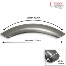 Short Front Mudguard Plain Steel , Ideal for fat Bobber/Chopper tyres
