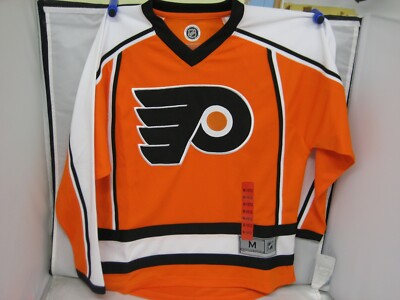 NWT Youth Medium 10/12 Philadelphia Flyers Jersey Stitched NHL New 