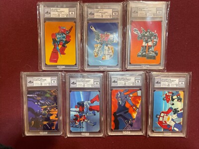 1985 Hasbro Transformers Graded Lot x 7 OCGS 10 Gem Mint