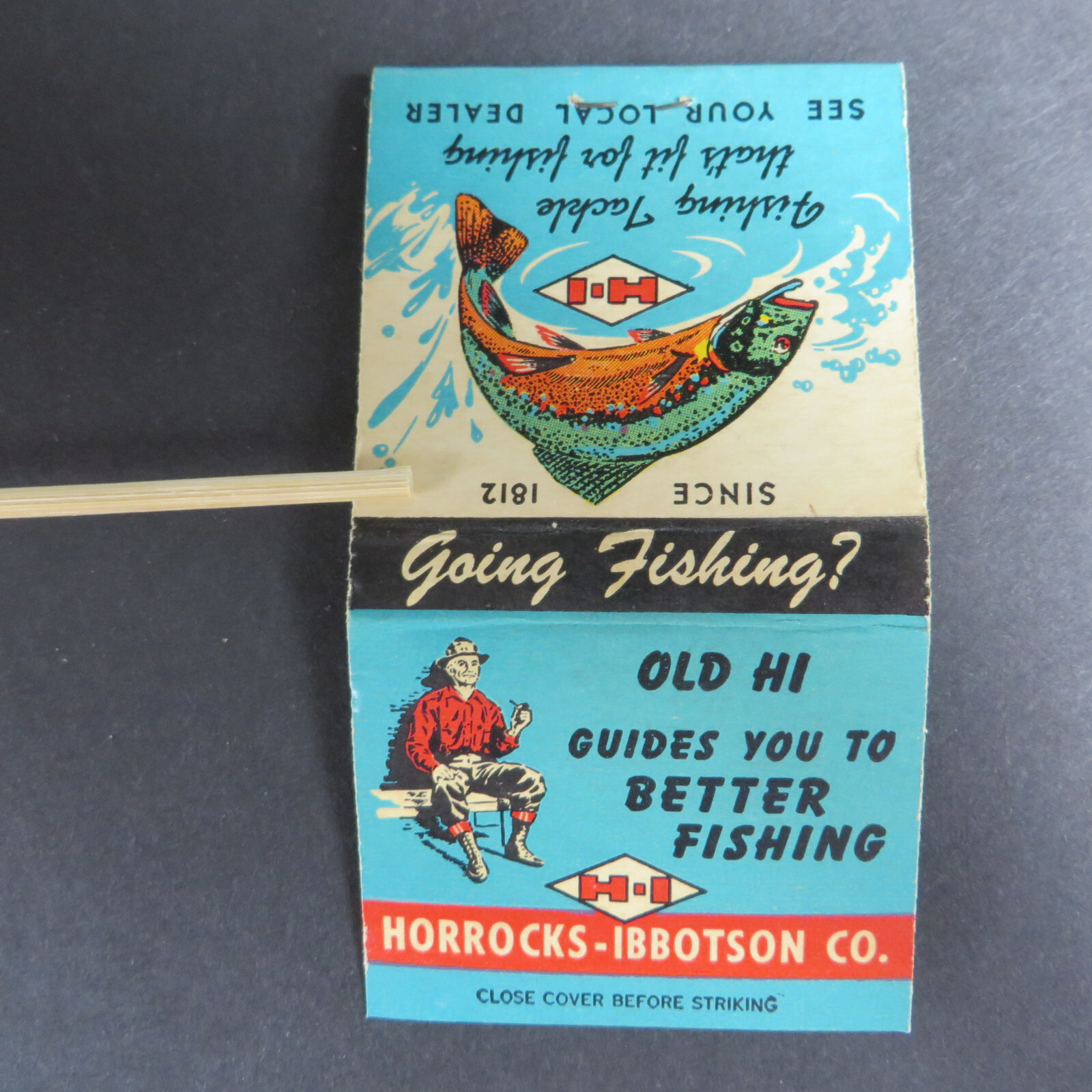 HORROCKSIBBOTSON CO Matchbook Fly Fishing Tackle Full Unstruck Ohio