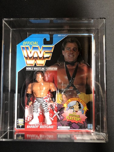 AFA 80 GRADE WWF Hasbro Brutus The Barber Beefcake...