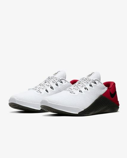 nike metcon 5 white black