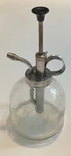 Vintage MCM Clear Glass Plant Mister Atomizer Good Working Condition Taiwan