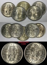 GREAT BRITAIN Elizabeth II 1953 6 Pence CH.UNC KM 889 RANDOM PICK 1 Coin  92 