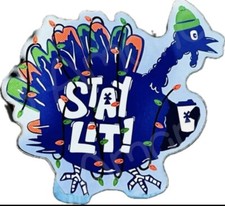 DUTCH Bros STICKER November 2024 TURKEY Stay LIT Lights HOLIDAY Cup COFFEE