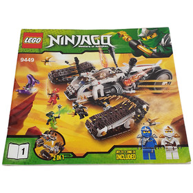 Lego 9449 NINJAGO Ultra Sonic Raider INSTRUCTION MANUALS ONLY 2012 Retired 8+ Vg
