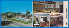 Oversized postcard, Daigle's Motel, Leonard, New Brunswick, Canada, old postcard