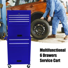 6-Drawer High Capacity Rolling Tool Chest with Wheels and Drawers Tool Cabinet