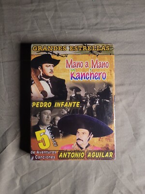 Mano A Mano Ranchero ''Pedro Infante - Antonio Aguilar'' 5 PELICULAS (DVD)
