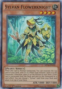 Sylvan Flowerknight - MP14-EN199 - Super Rare - 1st Edition x3 - Near Mint