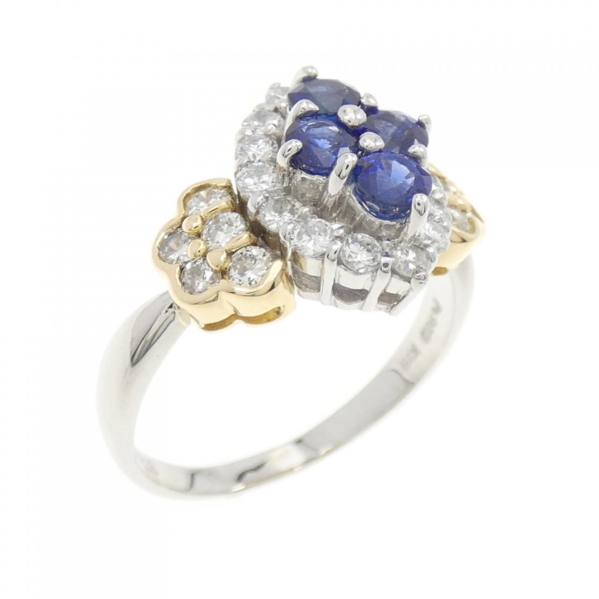 Authentic PT K18YG Sapphire Ring 0.74CT #270-003-941-4721 | eBay Authentic PT K18YG Sapphire Ring 0.74CT #270-003-941-4721 | eBay