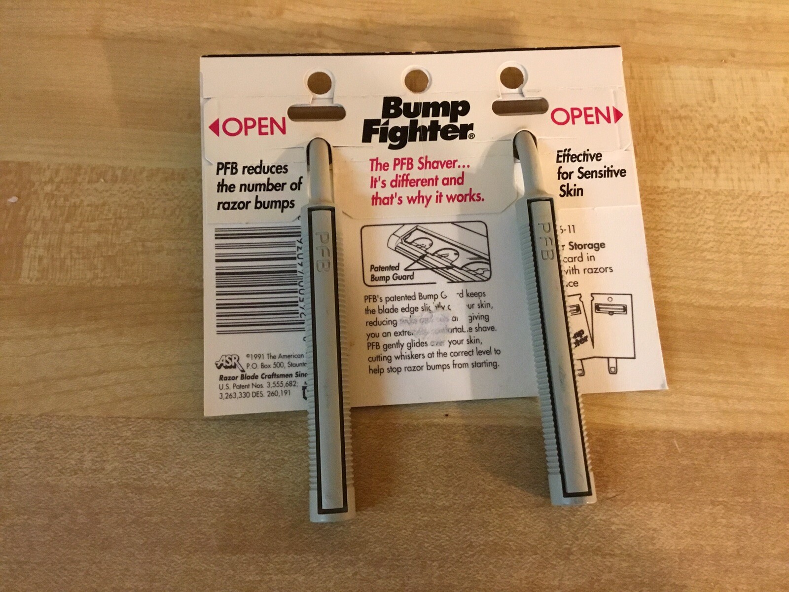 New Vintage Bump Fighter Disposable Razor shaver Bump Guard 2 Count eBay