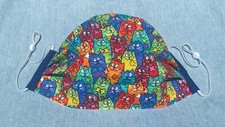 Fabric Face Mask, Colorful Cats 2