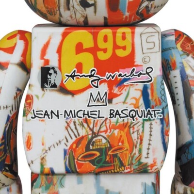 MEDICOM TOY BE@RBRICK Andy Warhol × JEAN-MICHEL BASQUIAT #4