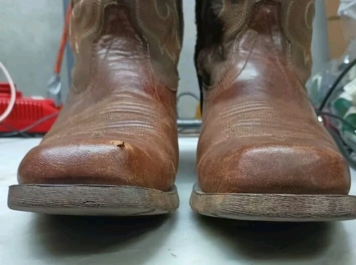 Laredo Men's Leather Soft Heat,Oil & Slip Resistant Square Toe # 7424 Sz 10.5D - Picture 7 of 15