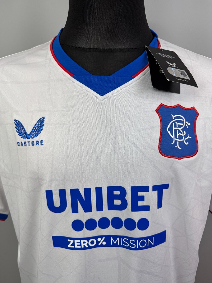 RANGERS 2024 2025 AWAY SHIRT FOOTBALL SOCCER JERSEY CASTORE