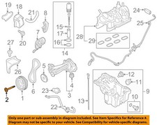 FORD OEM 15-23 Aviator Engine Engine Parts-Crnkshft Pulley Bolt FT4Z6A340A
