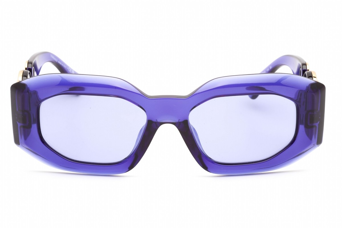 VERSACE VE4425U 54191A Sunglasses Purple Transparent Frame