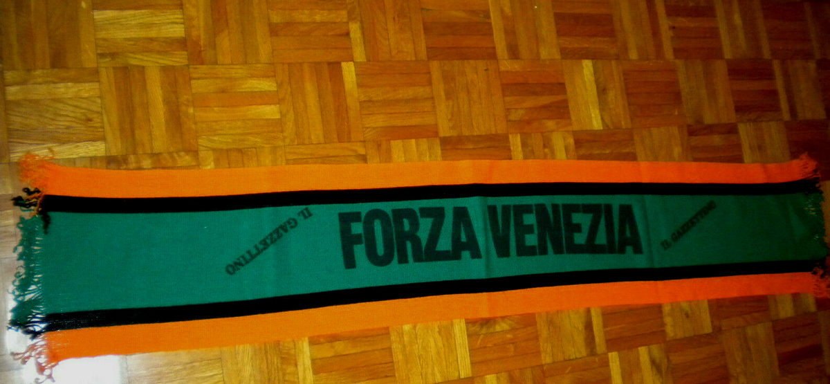 Écharpe De Football Ancienne Du VENEZIA F.C FORZA VENEZIA