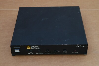 SOUND TOOLS DAT I/O DIGITAL AUDIO INTERFACE UNIT, UNTESTED, AS-IS