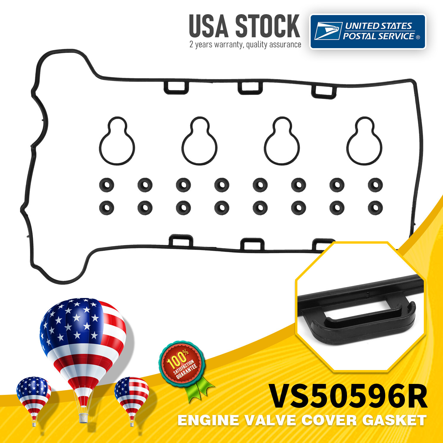 High Quality For 2000-06 Chevrolet Pontiac Saturn 2.2L DOHC Valve Cover Gasket