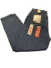 Vtg 90s Blue Gitano Jeans Womens 18 Long Relaxed  Fit   Mom Denim NOS