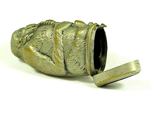 Figural MONKEY SMOKING PIPE MATCH SAFE - Picture 4 of 5