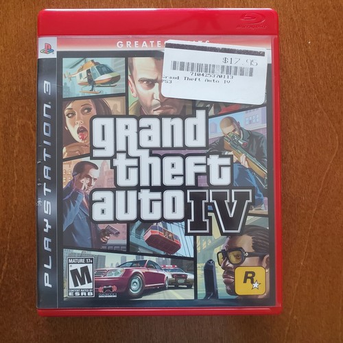 Grand Theft Auto IV PS3 PlayStation 3 Greatest Hits + Map Complete