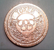 Jeton olympique Italie MMC 23 mm RARE.