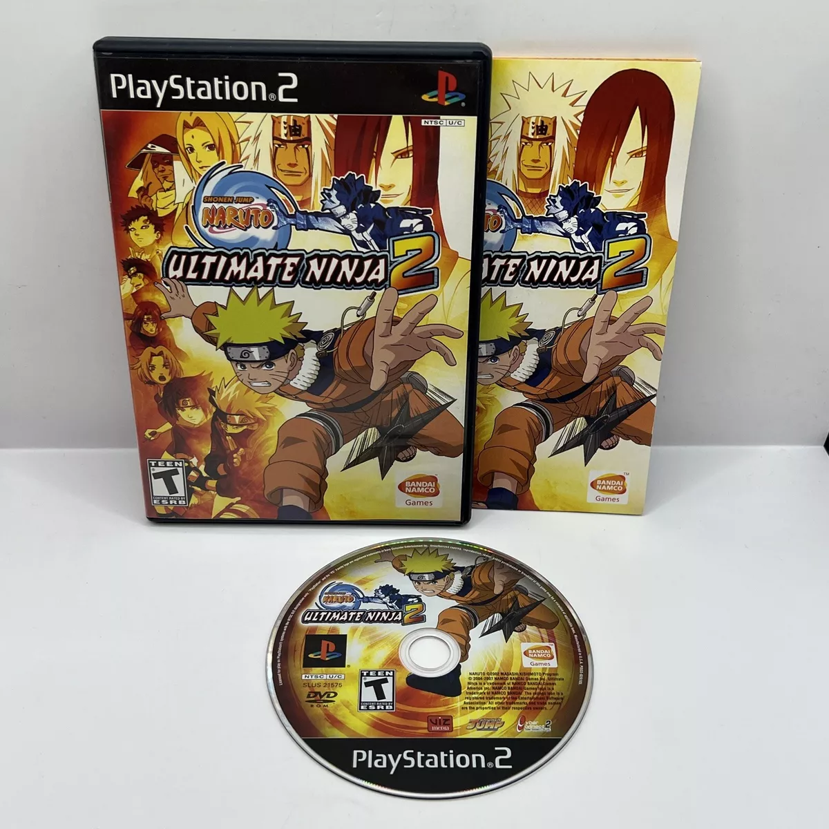 Kit 5 jogos naruto play 2 piaystation 2 ps2 *luta