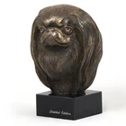 Japanese Chin head on a stone Art-Dog