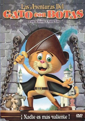 Las Aventuras Del Gato Con Botas Spanish Movie DVD