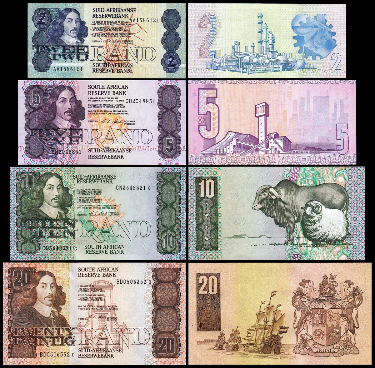 1990 纸币南非纸币| eBay