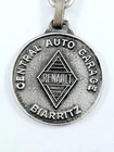 Augis Auto Garage Biarritz Keychain - RENAULT Vintage Metal 1960s