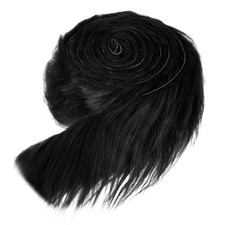 Faux Fur Fabric Plush Faux Fur Fluffy Fuzzy Fabric for Crafts, Black