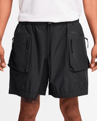 $135 Nike Tech Super Lightweight Cargo Shorts Black HJ2946-010 Men s Size XL