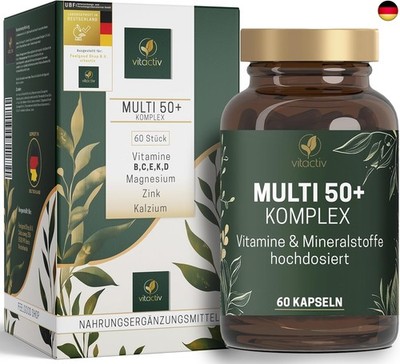 Vitactiv MULTI 50 plus - Multivitamin Komplex Menschen ab 50 - Vitamine,
