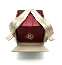 Roberto Coin Maroon Leather Jewellery Box Set – Champagne Outer Box –Very  Rare
